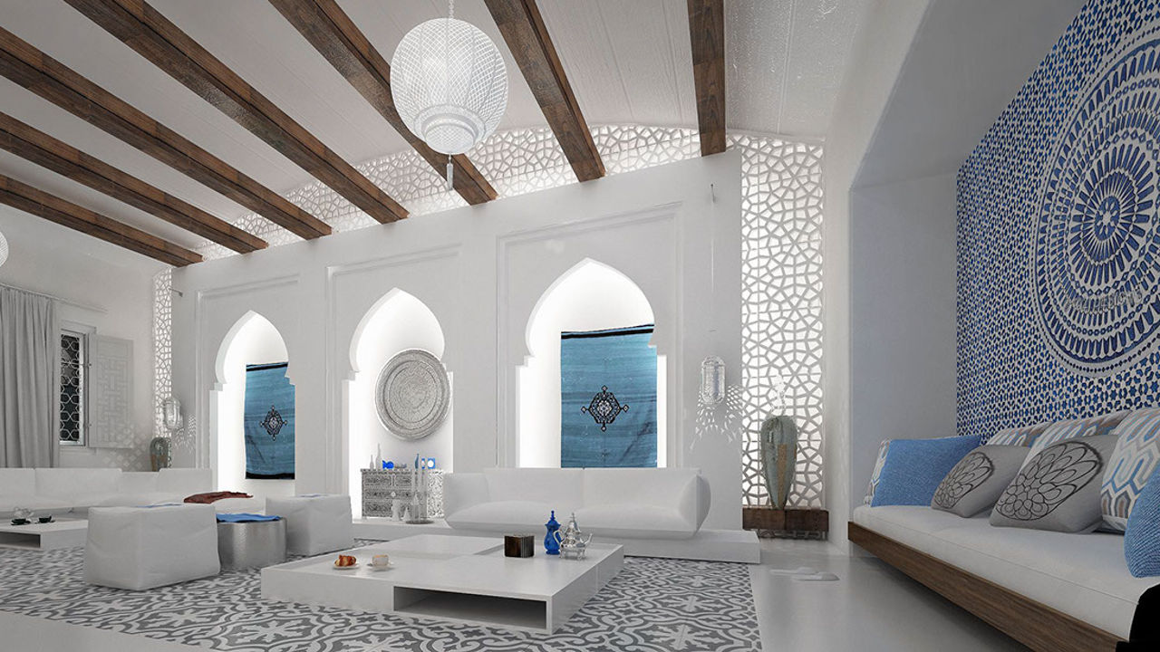 moroccan bedroom tradtional